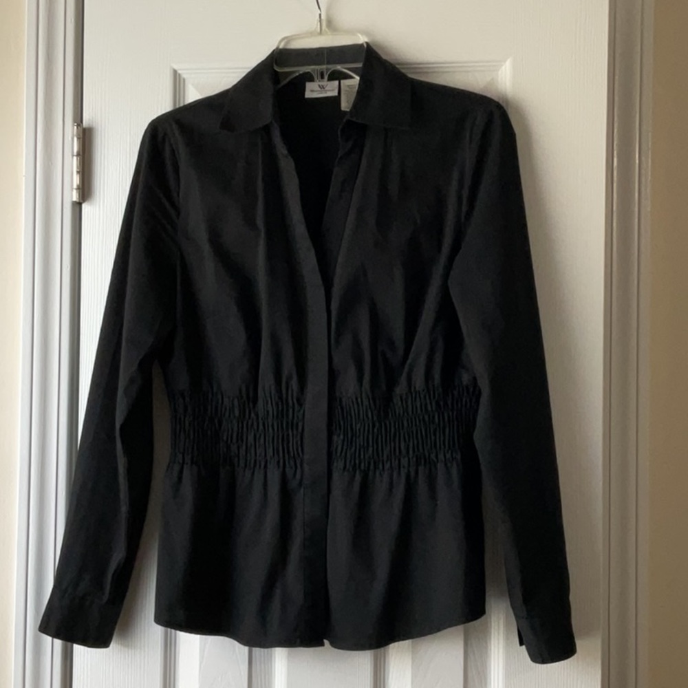 Women's Black dress shirt